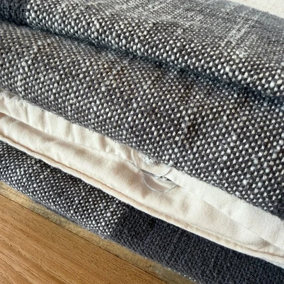 Pottery Barn Buffalo Check Duvet Cover King/Cal King Black Ivory 100% Cotton - Picture 12 of 12